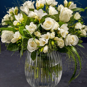 Classic White Roses